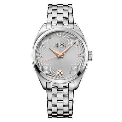 Mido Belluna Royal Lady 33 MM Silver Dial Automatic M024.307.22.116.00