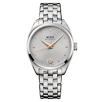 Mido Belluna Royal Lady 33 MM Silver Dial Automatic M024.307.22.116.00