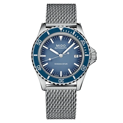 Mido Ocean Star Tribute 41 MM Blue Dial Automatic M026.807.11.041.01 Special Edition