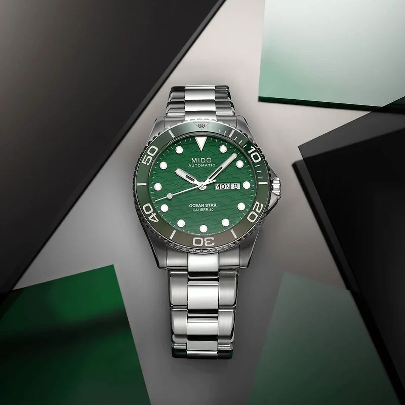 Mido Ocean Star 200C 43 MM Green Dial Automatic M042.430.11.091.00