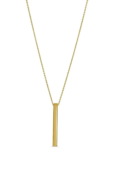 10KT Gold Engravable Pendant
