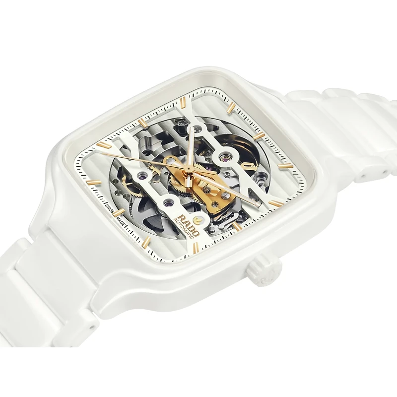 True Square Open Heart White Dial 38MM Automatic R27126012