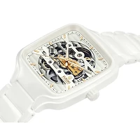 True Square Open Heart White Dial 38MM Automatic R27126012