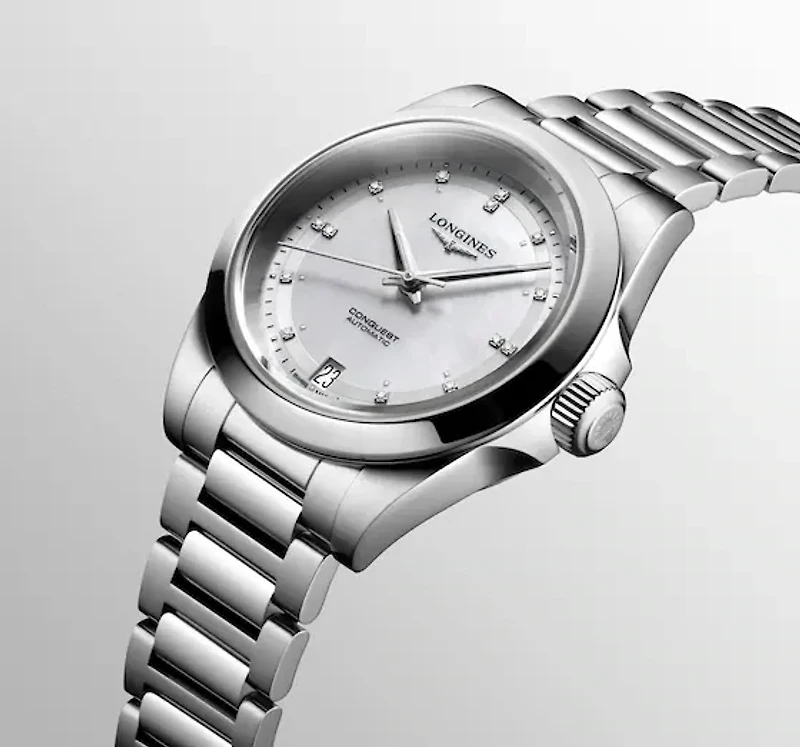 Conquest Mother of Pearl Dial 34MM Automatic L34304876