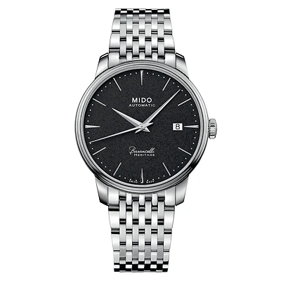 Mido Baroncelli Heritage 39 MM Black Dial Automatic M027.407.11.051.00