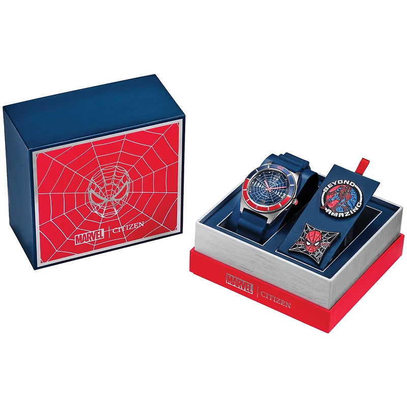 Citizen Spider-Man Black Dial 43MM Eco-drive AW2050-49W