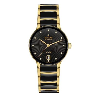 Centrix Diamonds Black Dial 35MM Automatic R30032742