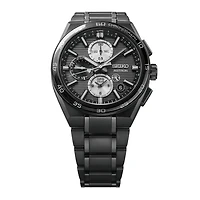 Buy Seiko Astron SSH179 GPS Solar Watch in Brampton – Black Titanium Chronograph