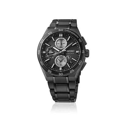 Buy Seiko Astron SSH179 GPS Solar Watch in Brampton – Black Titanium Chronograph