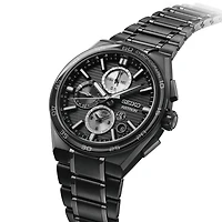 Buy Seiko Astron SSH179 GPS Solar Watch in Brampton – Black Titanium Chronograph