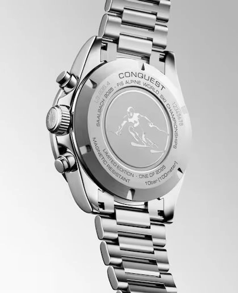 Conquest GMT Sport Ski Edition Silver Dial 42MM Automatic L38364529