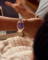 Citizen Tsuyosa Purple Dial 37MM Automatic NJ0200-50W