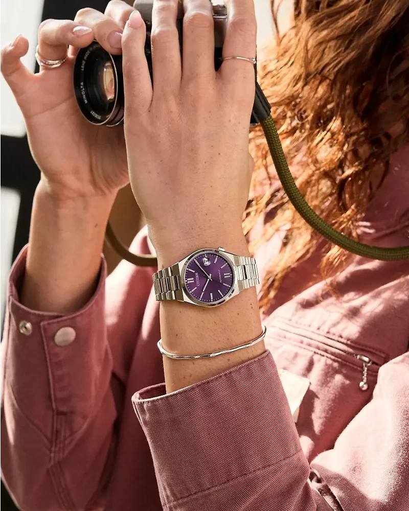 Citizen Tsuyosa Purple Dial 37MM Automatic NJ0200-50W