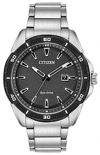Action Required Black Dial 45MM Eco-Drive AW1588-57E