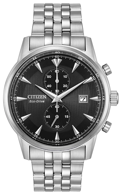 Corso Black Dial 43MM Eco-Drive CA7000-55E