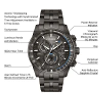 Citizen Perpetual Chrono A-T Grey Dial 43MM Eco-Drive AT4127-52H