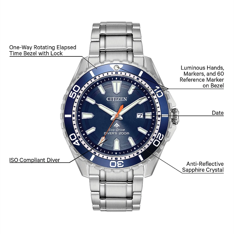 Promaster Diver Blue Dial 45MM Eco-Drive BN0191-55L