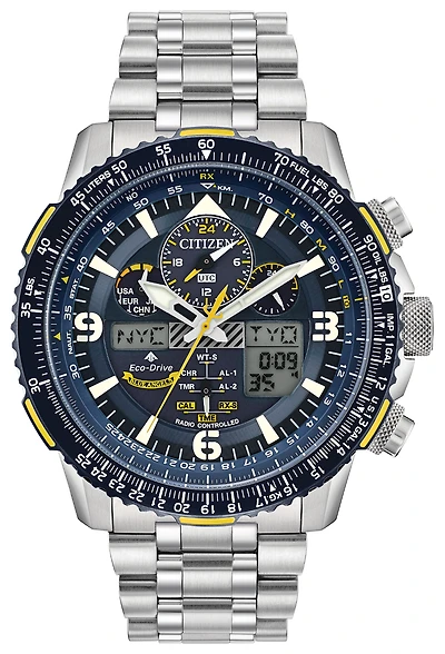 Blue Angels Promaster Skyhawk A-T Blue Dial 46MM Eco-Drive JY8078-52L