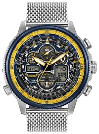 Navihawk A-T Blue Angels Blue Dial 48MM Eco-Drive JY8031-56L