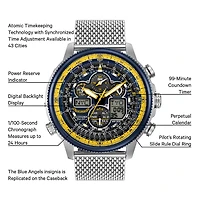 Navihawk A-T Blue Angels Blue Dial 48MM Eco-Drive JY8031-56L
