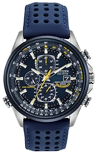 Citizen World Chronograph A-T Blue Angels Blue Dial 43MM Eco-Drive AT8020-03L