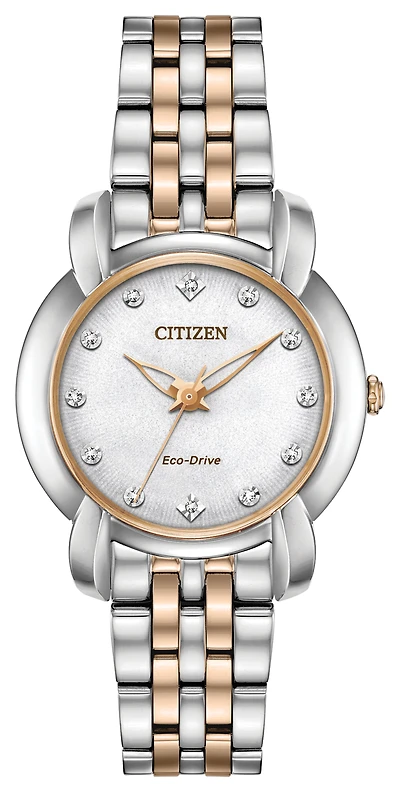 Jolie White Dial 30MM Eco-Drive EM0716-58A
