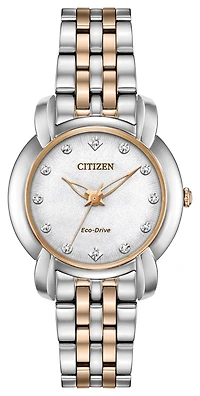 Jolie White Dial 30MM Eco-Drive EM0716-58A