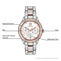 Silhouette Crystal White Dial 37MM Eco-Drive FD2016-51A