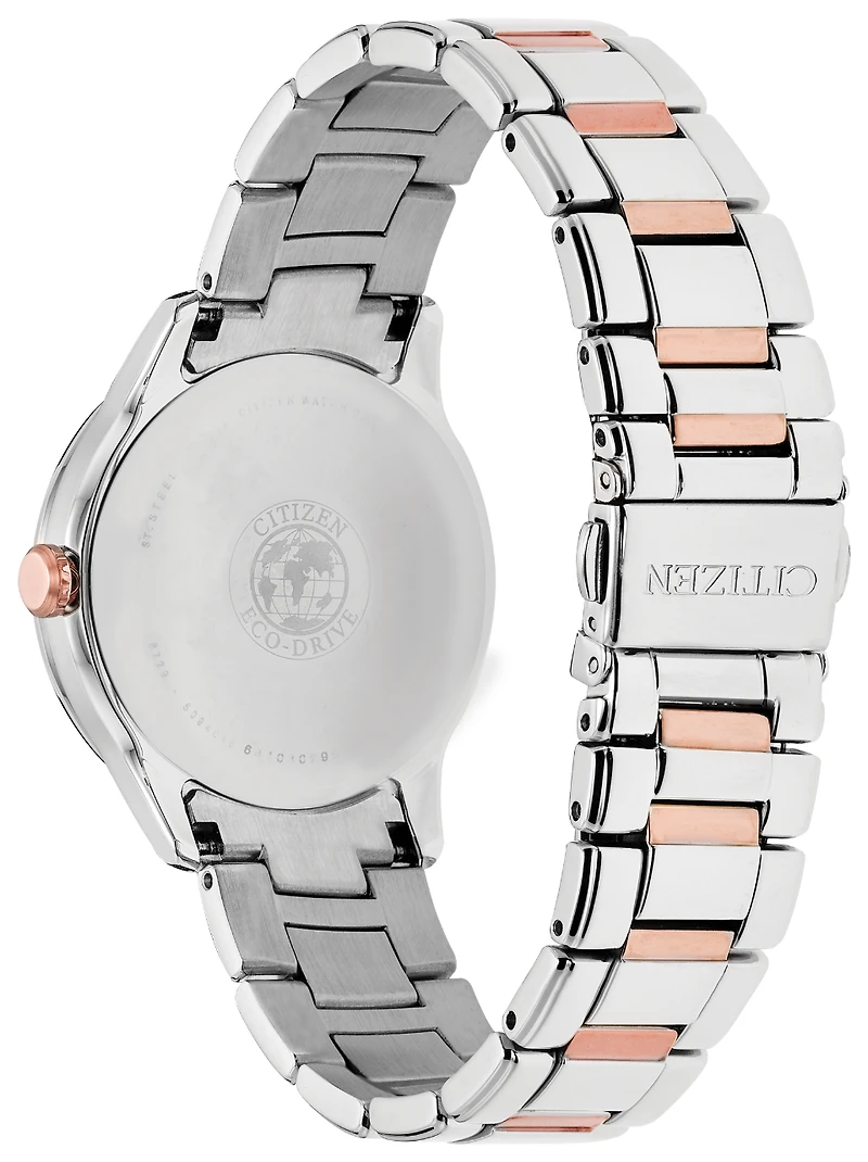 Silhouette Crystal White Dial 37MM Eco-Drive FD2016-51A