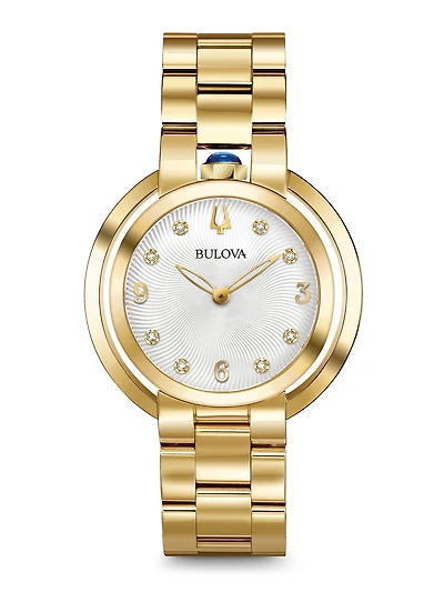 Rubaiyat Diamond White Dial 35MM Quartz 97P125