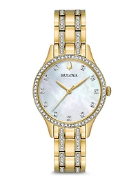 Crystal Mother Of Pearl Dial 32MM Quartz 98X119