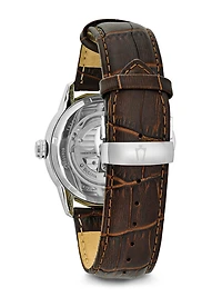 Classic Brown Skeleton Dial 42MM Automatic 96A120