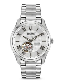 Wilton Silver Open Heart Dial 42MM Automatic 96A207