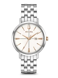 Aerojet White Dial 35MM Quartz 98M130