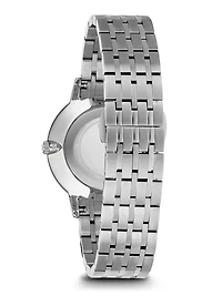 Classic Diamond Silver Dial 31MM Quartz 96P183