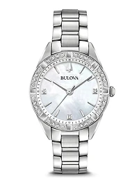 Sutton Mother of Pearl Dial 33MM Quartz 96R228