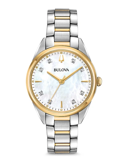 Sutton Diamond Mother Of Pearl Dial 33MM Quartz 98P184