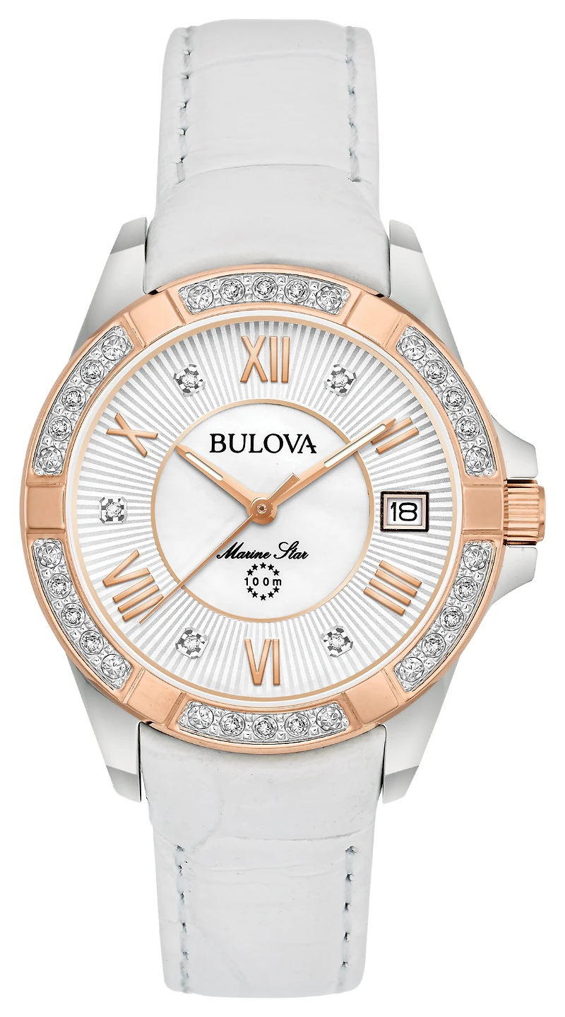 Marine Star White Dial 34MM Quartz 98R233