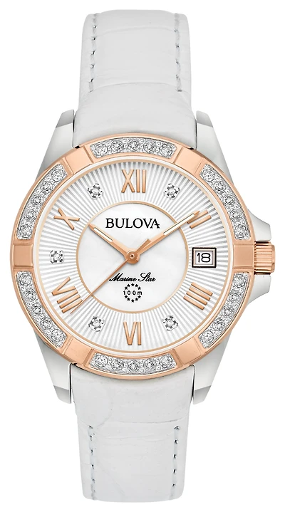 Marine Star White Dial 34MM Quartz 98R233