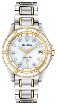 Marine Star White Dial 34MM Quartz 98P186