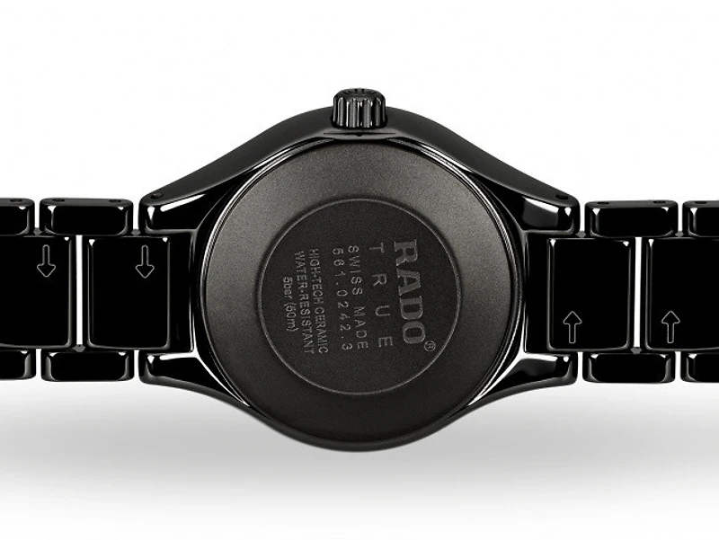 True Diamonds Black Dial 30MM Quartz R27059712