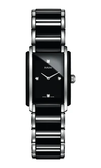 Integral Diamonds Black Dial 23MM Quartz R20613712