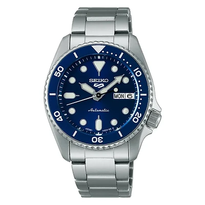 Seiko 5 Sports Blue Dial 38MM Automatic 'Street Denim' SRPL77K1