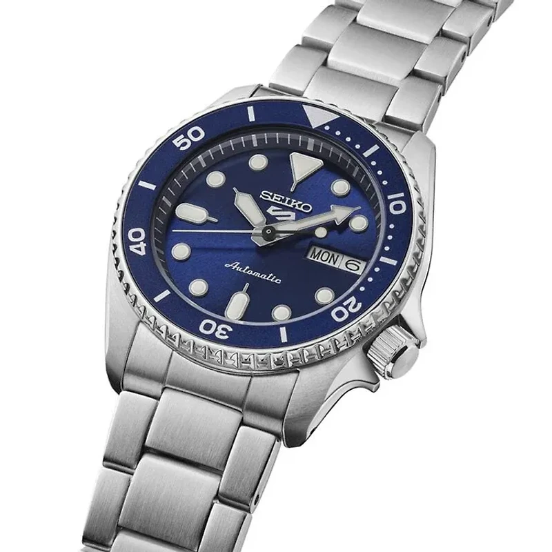 Seiko 5 Sports Blue Dial 38MM Automatic 'Street Denim' SRPL77K1