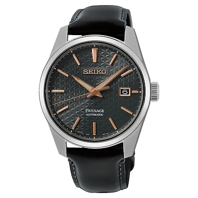 Seiko Presage Grey Dial Sharp Edge Series 39MM Automatic SPB231J1