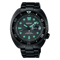 Seiko Black Prospex 'Night Vision' Black Dial 45 MM Automatic SRPK43