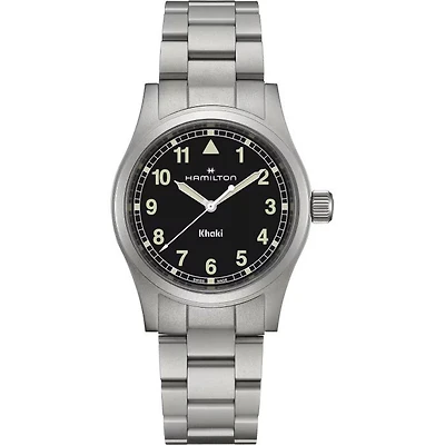 Khaki Field Black Dial 38MM Quartz H69401130