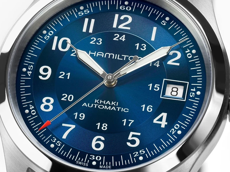 Khaki Field Blue Dial 38MM Automatic H70455540