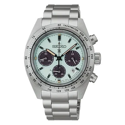 Seiko Prospex Speedtimer 'Youngtimer' Green Dial 39 MM Solar SSC965
