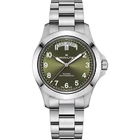Khaki Field King Day Date Green Dial 40MM Automatic H64475160